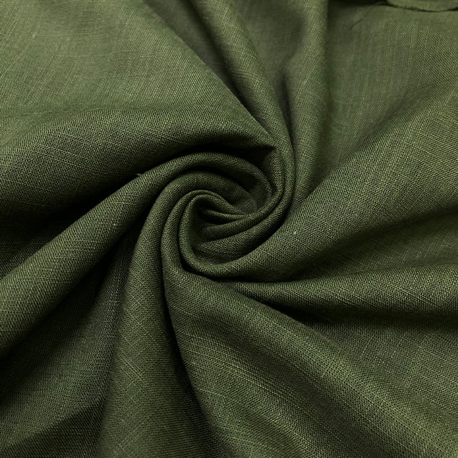 Tecido Cambraia de Algodão 14 - Militar - Trama de Linho - 100% Algodão - Milfios Tecidos