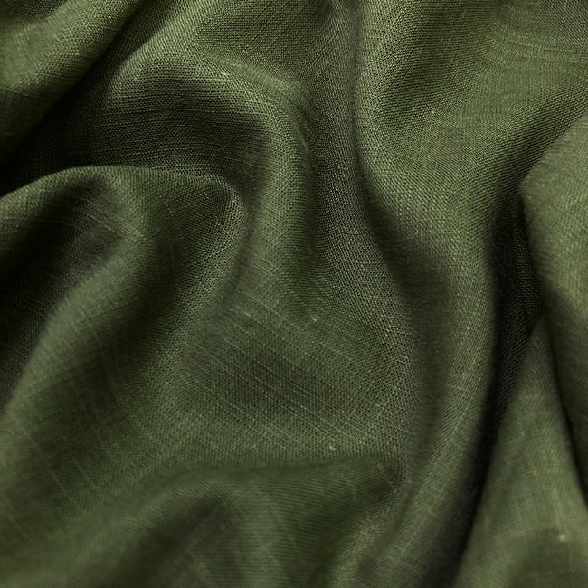 Tecido Cambraia de Algodão 14 - Militar - Trama de Linho - 100% Algodão - Milfios Tecidos