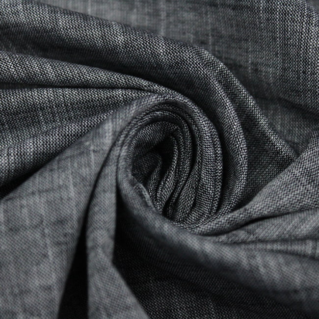Tecido Cambraia de Algodão - Biarritz 11 - Preto - 100% Algodão - Milfios Tecidos