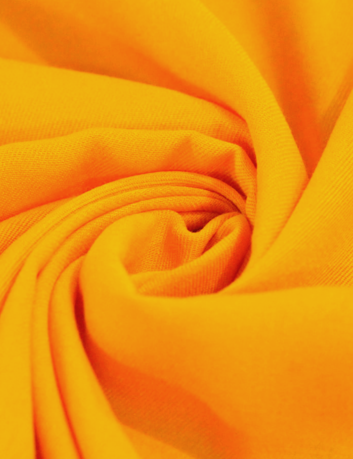 Tecido Viscose Lisa Sarjada Premium - Dark Cheddar - 100% Viscose - Largura 1,45m - Milfios Tecidos