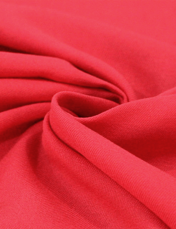 Tecido Viscose Lisa Sarjada Premium - Rosa Vita - 100% Viscose - Largura 1,45m - Milfios Tecidos